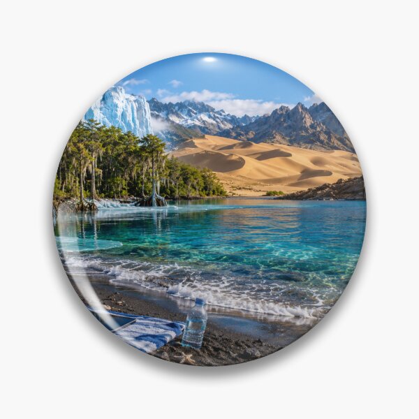 Item preview, Impossible Realism — The Beach Where All Worlds Meet designed and sold by YourForKor.