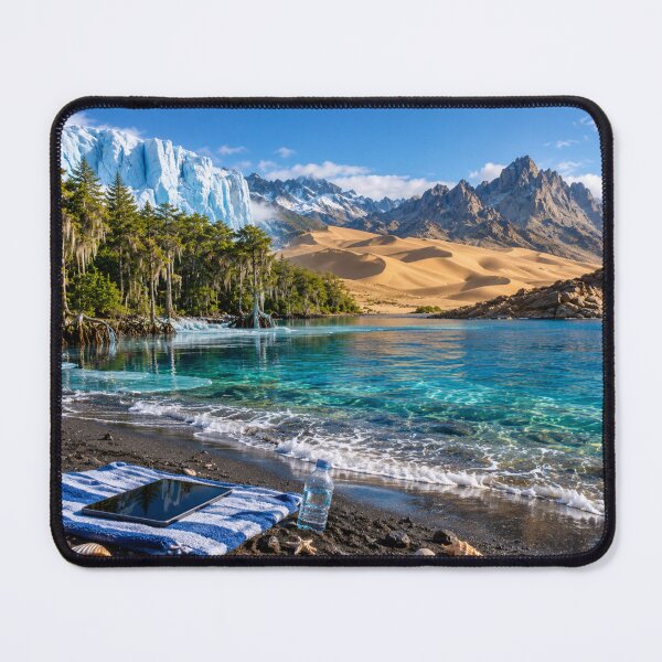 Item preview, Impossible Realism — The Beach Where All Worlds Meet designed and sold by YourForKor.