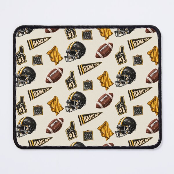 Item preview, Pittsburgh Football Pattern – Black & Gold Game Day designed and sold by SnugbugStudios.