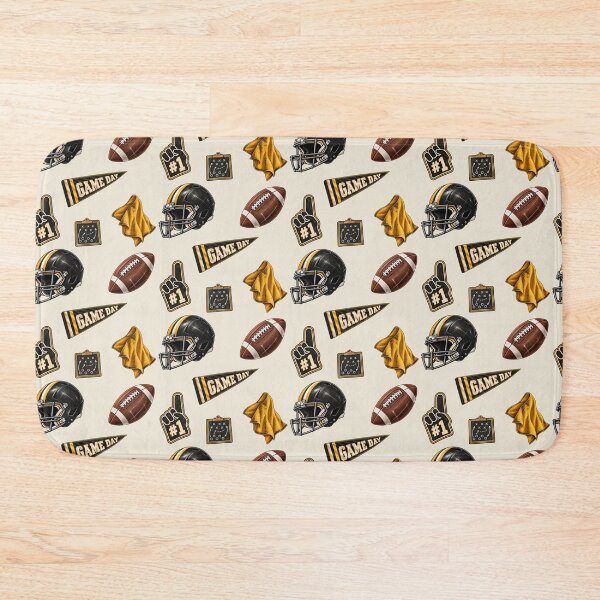 Item preview, Pittsburgh Football Pattern – Black & Gold Game Day designed and sold by SnugbugStudios.