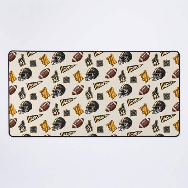 Item preview, Pittsburgh Football Pattern – Black & Gold Game Day designed and sold by SnugbugStudios.