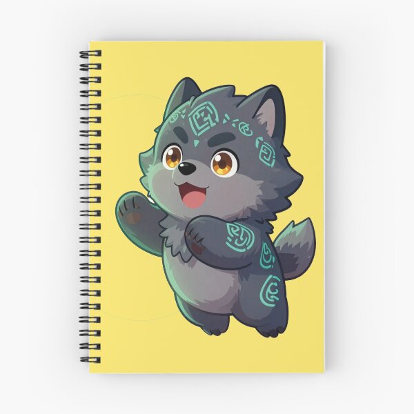 Item preview, Cute fenrir wolf puppy chibi norse mythology illustration designed and sold by WildArtIT.