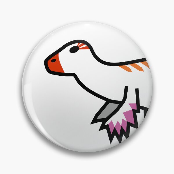 Item preview, Subtle Lesbian Pride Utahraptor – Minimalist Paleo Art designed and sold by JayMakesTiktok.