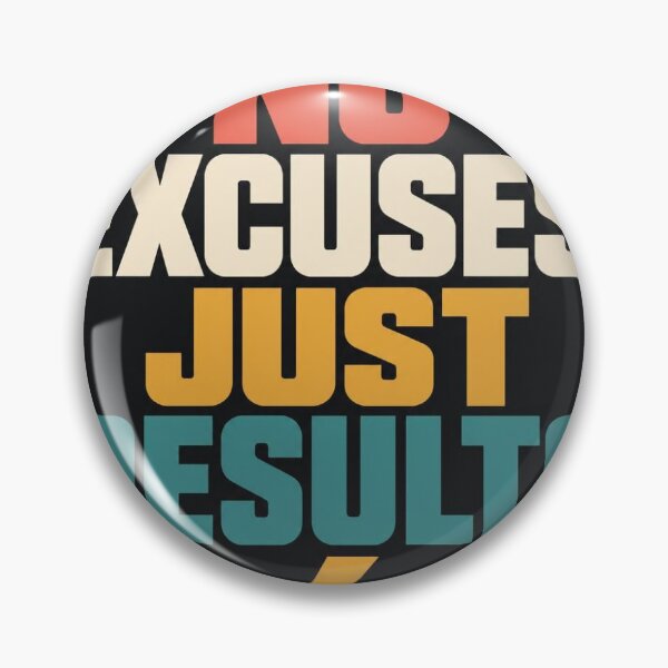 Item preview, No Excuses Just Results — Lightning Motivation designed and sold by Oulmaghjoum.
