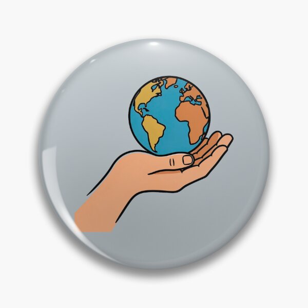Item preview, A globe held in the hand designed and sold by MagelliShop.