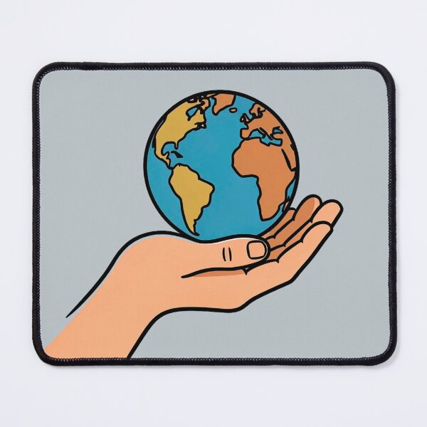 Item preview, A globe held in the hand designed and sold by MagelliShop.
