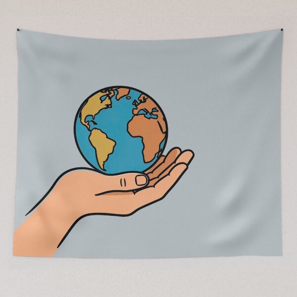 Item preview, A globe held in the hand designed and sold by MagelliShop.