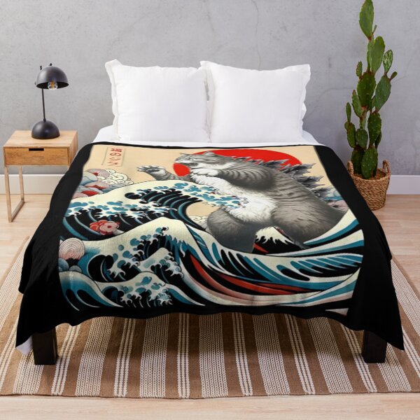 Item preview, Catzilla Cat Japanese - Godzilla designed and sold by DrewGutkows.
