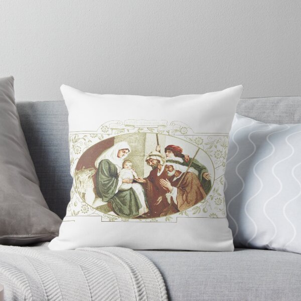 Item preview, Vintage Nativity Scene Christmas Lithograph designed and sold by Antique Science Press.