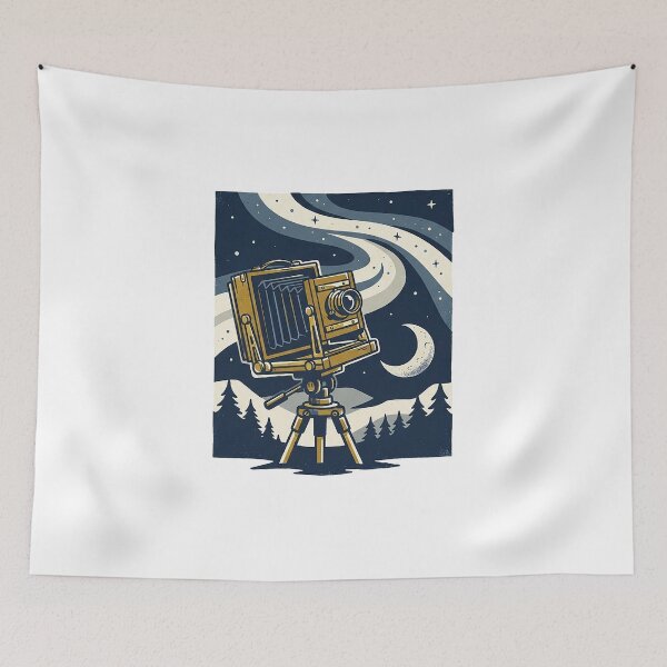 Item preview, Field Camera Milky Way Screenprint designed and sold by eduardoroa22.