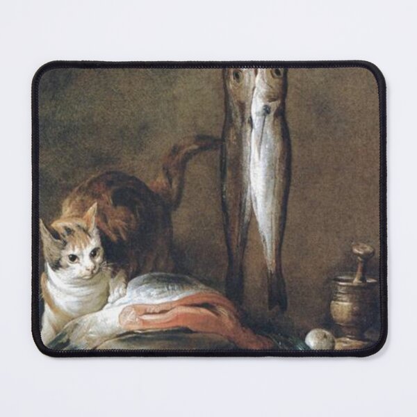 Item preview, Still Life with Cat and Fish designed and sold by SharonTheFirst.