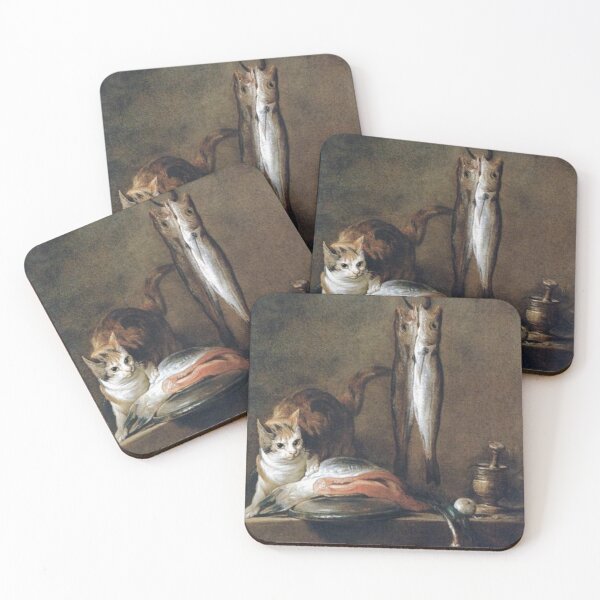 Item preview, Still Life with Cat and Fish designed and sold by SharonTheFirst.
