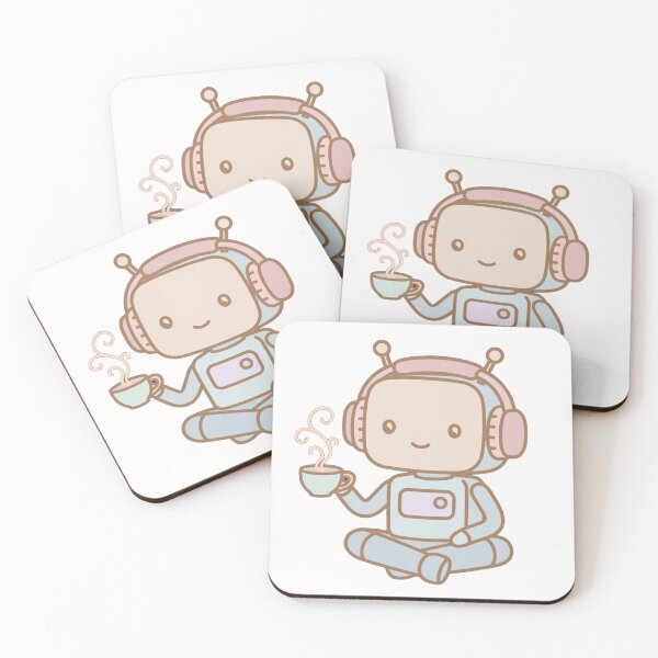 Item preview, Cute Minimalist Chill Robot Design - System Status Peaceful designed and sold by cybertreat.