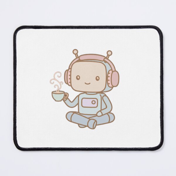 Item preview, Cute Minimalist Chill Robot Design - System Status Peaceful designed and sold by cybertreat.