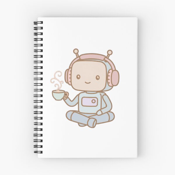 Item preview, Cute Minimalist Chill Robot Design - System Status Peaceful designed and sold by cybertreat.