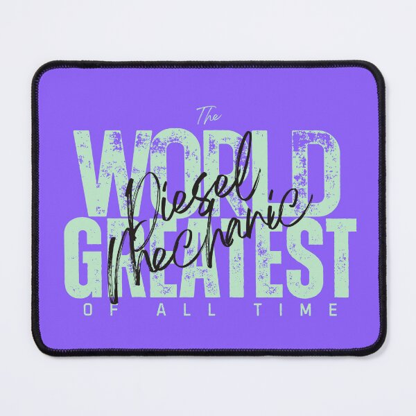Item preview, World Greatest Diesel Mechanic - Promotion Success Gift For Husband - Dark Turquoise designed and sold by Doiemacreations.