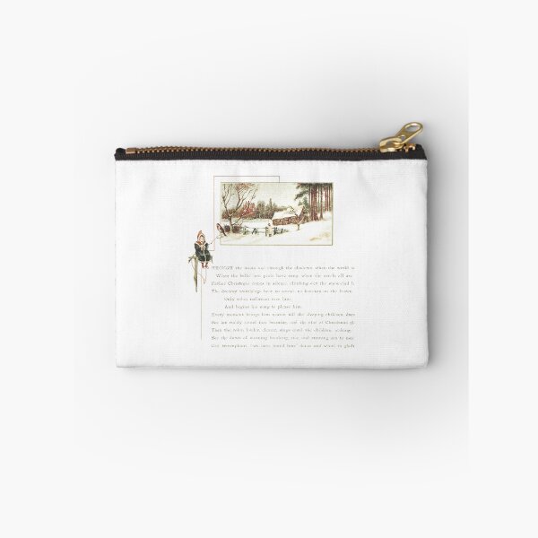 Item preview, Vintage Christmas Poem and Winter Landscape designed and sold by Antique Science Press.