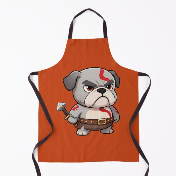 Item preview, Cute wolf kratos chibi fan art illustration designed and sold by WildArtIT.