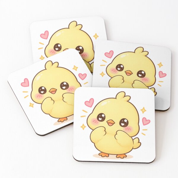Item preview, Cute kawaii chick stickers designed and sold by Vegasstickers.