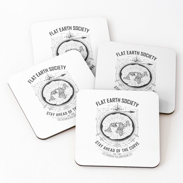 Item preview, Flat Earth Society Stay Ahead Of The Curve Funny Conspiracy designed and sold by GrandeDuc.