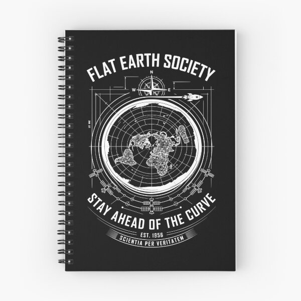Item preview, Flat Earth Society Stay Ahead Of The Curve Funny Conspiracy designed and sold by GrandeDuc.