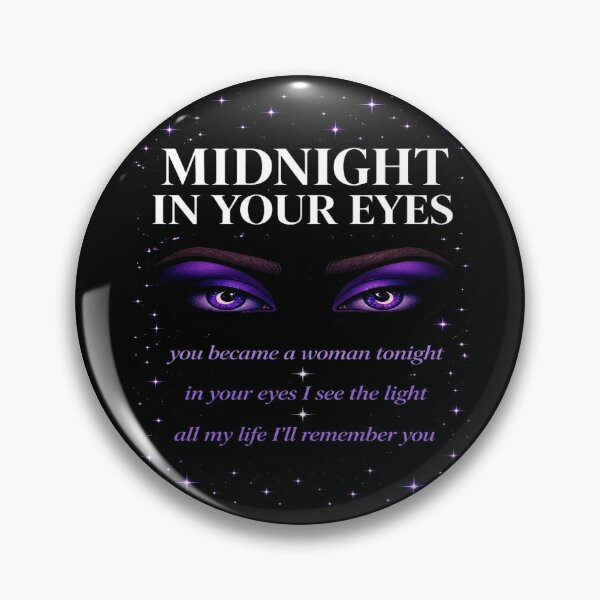 Item preview, Midnight In Your Eyes Purple Cosmic Eyes Crescent Moon designed and sold by ZoomTaDesign.
