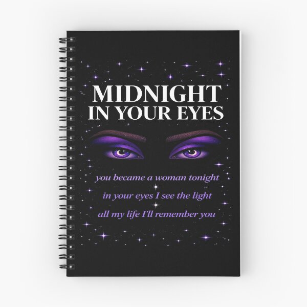 Item preview, Midnight In Your Eyes Purple Cosmic Eyes Crescent Moon designed and sold by ZoomTaDesign.
