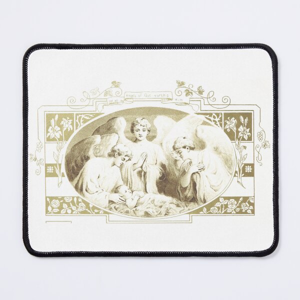 Item preview, Vintage Nativity Angels Art Lithograph designed and sold by Antique Science Press.