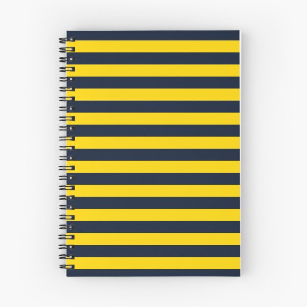 Item preview, Horizontal stripes in Navy blue and yellow designed and sold by RishabhArts1.