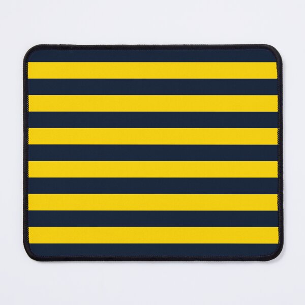 Item preview, Horizontal stripes in Navy blue and yellow designed and sold by RishabhArts1.