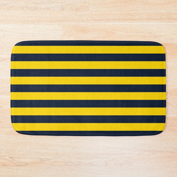 Item preview, Horizontal stripes in Navy blue and yellow designed and sold by RishabhArts1.