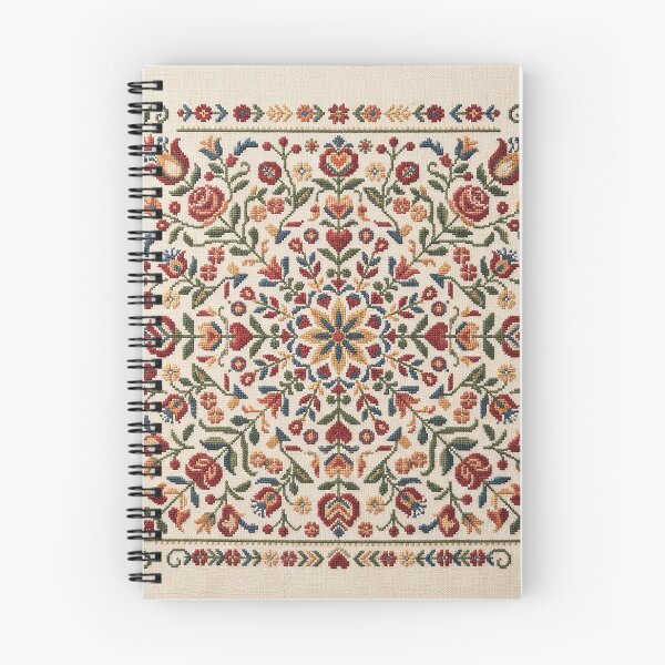 Item preview, Swedish Dala Folk Art Geometric Symmetrical Pattern designed and sold by BrainCurves.