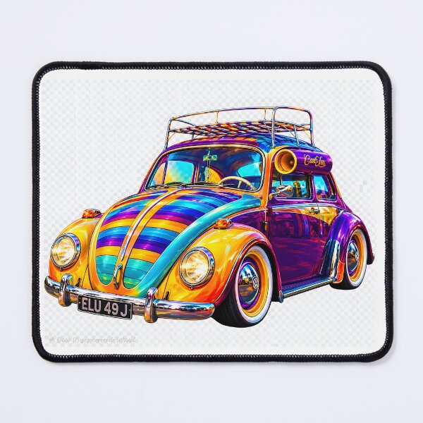 Item preview, retro bug designed and sold by RONNYSARTSHOP.