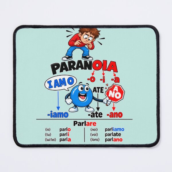 Item preview, Italian Verb Conjugation – PARANOIA designed and sold by VerbaDidactica.