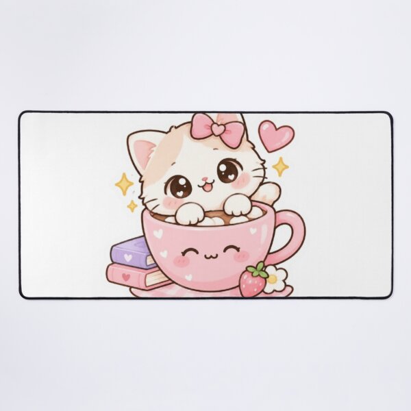 Item preview, Cute kawaii kitten stickers designed and sold by Vegasstickers.