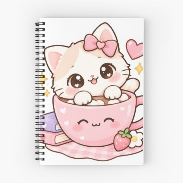 Item preview, Cute kawaii kitten stickers designed and sold by Vegasstickers.