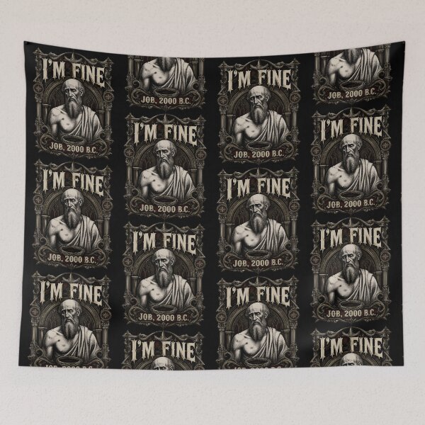 Item preview, I'm Fine Job 2000 BC designed and sold by Positive&FunnyThings.