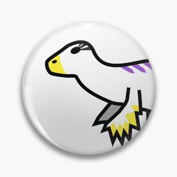Item preview, Subtle Nonbinary Pride Utahraptor – Minimalist Paleo Art designed and sold by JayMakesTiktok.