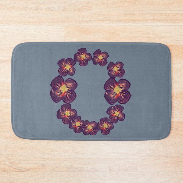 Item preview, Floral Monogram Letter O - Deep Purple Balkan Pansy Aesthetic designed and sold by BalkanBloomArt.