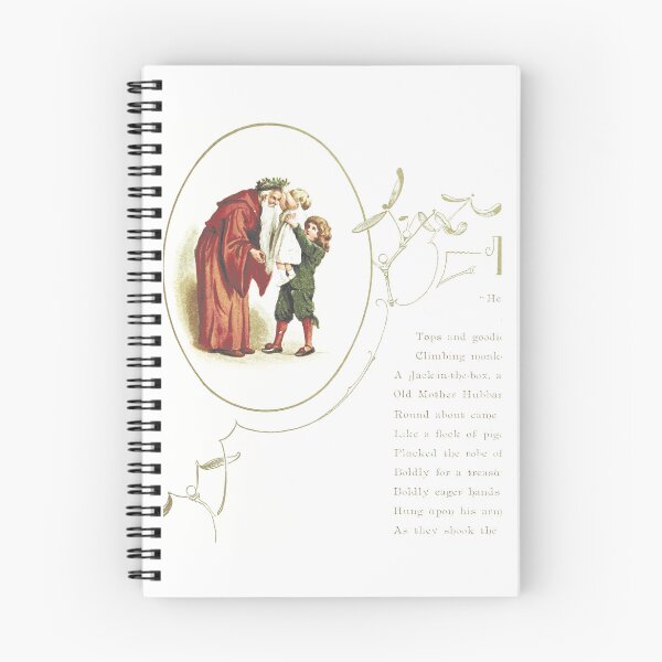 Item preview, Vintage Christmas Father Christmas Illustration designed and sold by Antique Science Press.