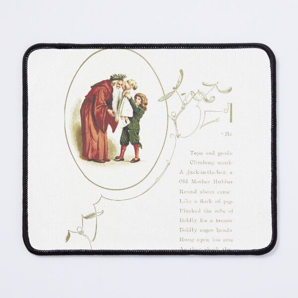 Item preview, Vintage Christmas Father Christmas Illustration designed and sold by Antique Science Press.