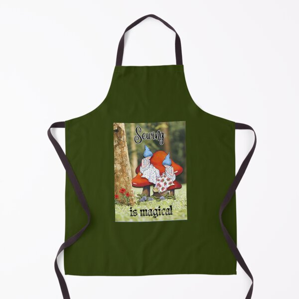 Item preview, Gnomes on Toadstools Sewing, SEWING is Magical designed and sold by JoyfulWhimsy.