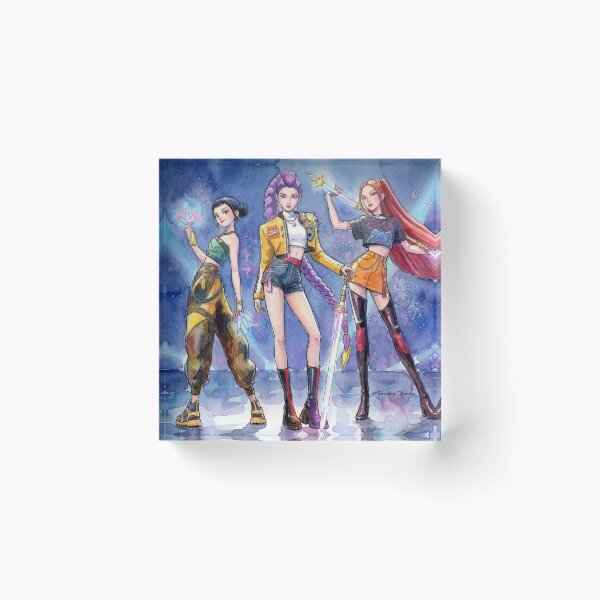 Item preview, K-pop Demon Hunter Zoey, Rumi & Mira designed and sold by TrendingDesigns20xx.