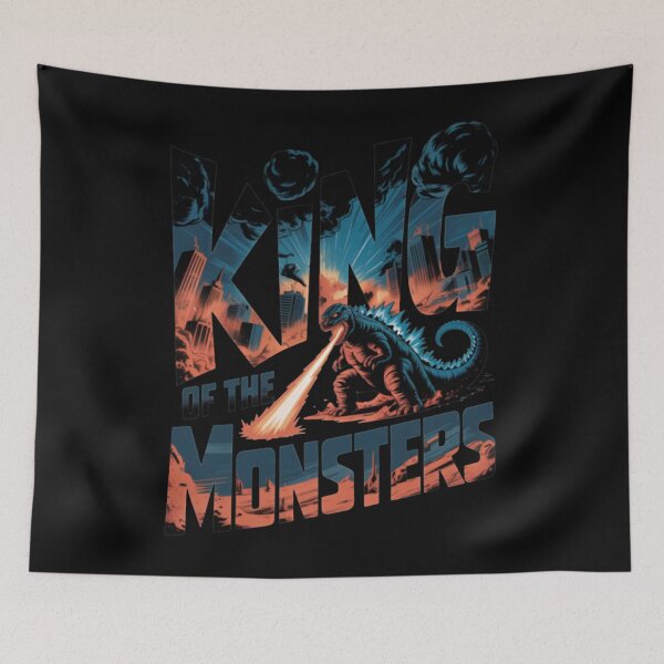 Item preview, King of the Monsters - Vintage Godzilla Kaiju Attack designed and sold by DrewGutkows.