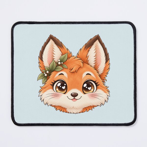 Item preview, Cute Kawaii Woodland Fox – Adorable Fox Face designed and sold by HO•Designs.