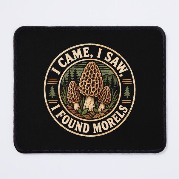 Item preview, Vintage Morel Mushroom Foraging designed and sold by DemureArtsy.