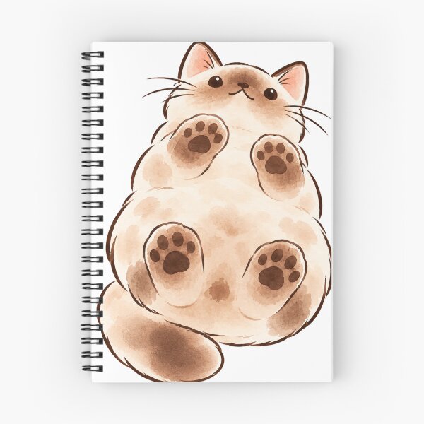Item preview, Cute Chubby Siamese Cat Paws from Below - Ferdi designed and sold by ZirionEstudio.