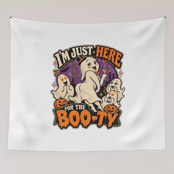 Item preview, I'M JUST HERE FOR THE BOO-TY v1 designed and sold by WheelieGdArt.