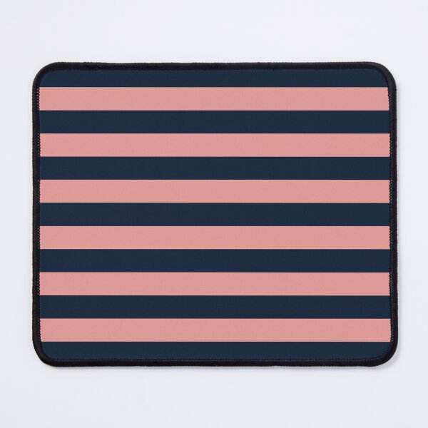 Item preview, Horizontal stripes in Navy blue and pink designed and sold by RishabhArts1.