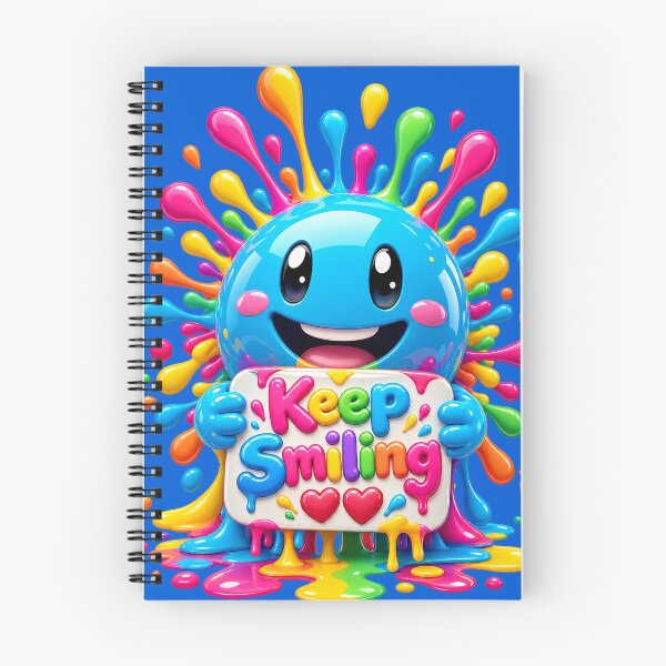 Item preview, Keep Smiling – Colorful Happy Paint Splash Character ❤️❤️ designed and sold by IMuDesigner.